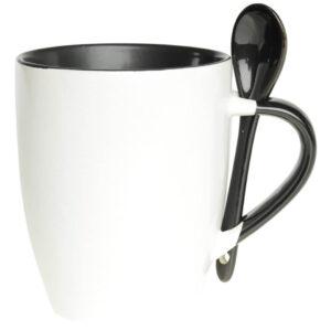 345ml Ceramic Mug with Spoon