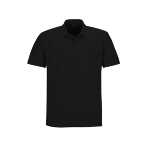 Plain Golf Shirt - Black