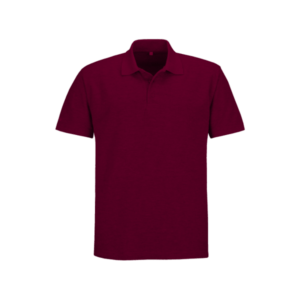 Plain Golf Shirt - Maroon