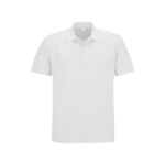 Plain Golf Shirt - White