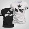 King and Queen Matching Couples Tees