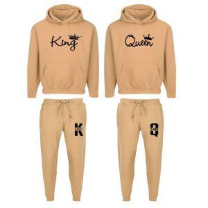 King and Queen Matching Tracksuits