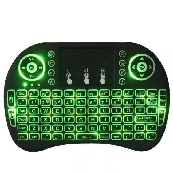 Mini Wireless Keyboard LED Backlit Air Mouse For Smart TV Google Android TV Box