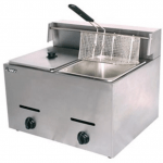Double Gas Fryer - Stainless Steel