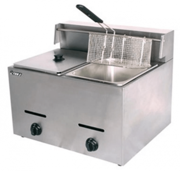 Double Gas Fryer - Stainless Steel